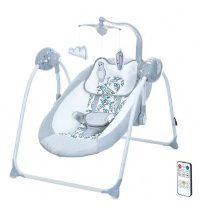 Качели ME 1075 TEDDY Gray Mint Feathes