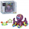 Игра 8922 для купания, осьминог 17 см - кольцо, кольца - фигурки 5шт, в коробке
