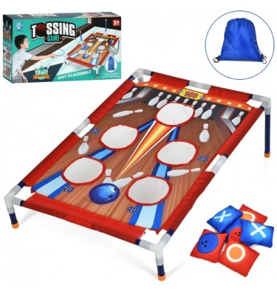 Игра MR 1537 игра на точность, игровое поле 69-47см, мешок с наполнителем для метания, сумка, в кор.