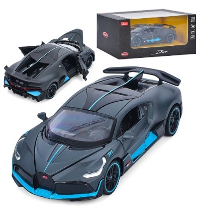 Машина 64210 Bugatti, 14см, инерционная, 1:32, металл, двери и копот открываются, в коробке