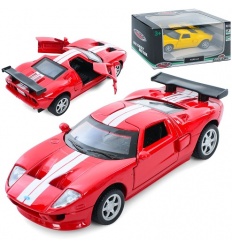 Машина AS 3052 АвтоМир, 1:40, Ford GT, металл, инерц., 11,5см, открываются двери, резин колеса