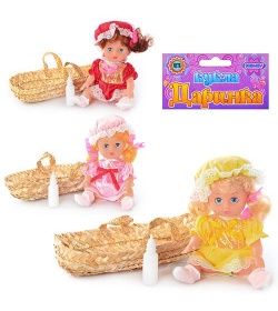 Кукла 908 MBV в корзине 