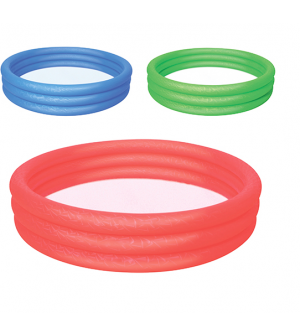 Бассейн 51026 (12шт) детский,круглый,3 кольца,317л,рем