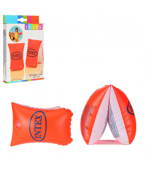 Нарукавник 58641 (36шт) красный, 30-15см, 6-12лет, 2шт в кор-ке, 13-19-2,5см