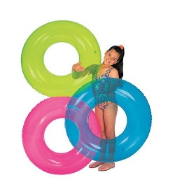 Круг 59260 (24шт/ящ) однотонный INTEX 