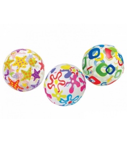 Мяч 59040 (36шт/ящ) разноцветный INTEX 