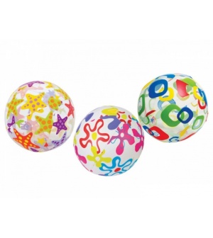 Мяч 59040 (36шт/ящ) разноцветный INTEX 