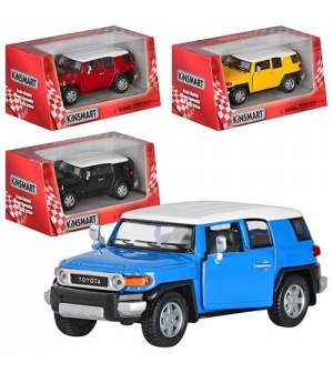 KT Машинка жел. HU KINSMART KT 5343 W "TOYOTA FJ CRUISER"