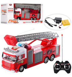 Пожарная машина 666-117 A р/у, в коробке