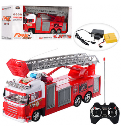 Пожарная машина 666-117 A р/у, в коробке
