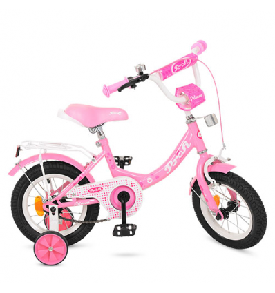 Велосипед детский PROF1 12д. Y1211 (1шт/ящ) PROFI, Princess, Розовый