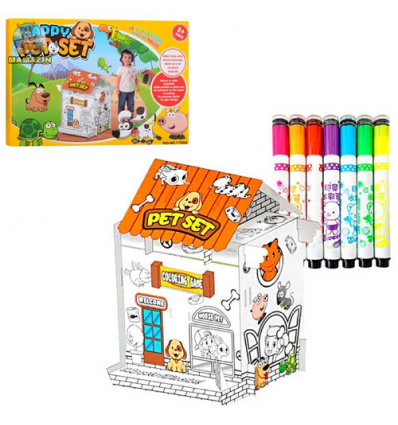 Набор для творчества MK 2148 Домик - раскраска