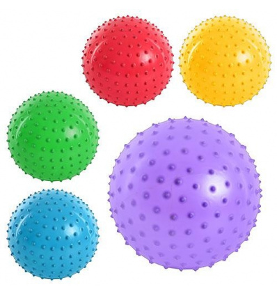 Мяч массажный MS 0022 (800шт) 4 дюйма, 5 цветов, 25г