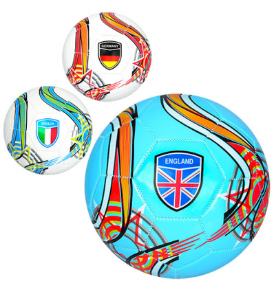 Мяч футбольный EV 3282 размер 5, страны, в кульке