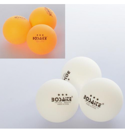 Теннисные шарики MS 2205 бесшовный, 2 цвета, в кульке