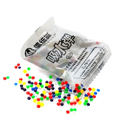Водяные пульки E 12614 (100уп) 200шт в кульке, 5,5-4см, упакованы в 5 связок по 100 кульков