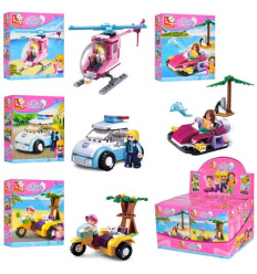 Конструктор SLUBAN M 38 B 0600 Розовая мечта, в коробке