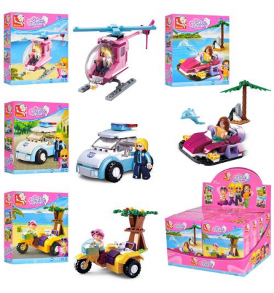 Конструктор SLUBAN M 38 B 0600 Розовая мечта, в коробке