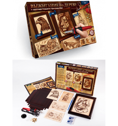 Выжигание по дереву WD-01-01U-02U Данко-Тойс, в коробке, укр