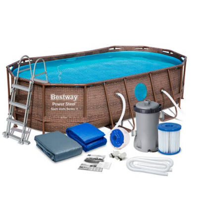 Бассейн каркасный 56716 (1шт/ящ) BESTWAY, 549-274-122см,13430л