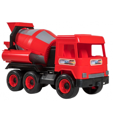 Машина 39489 "Middle truck", Тигрес, бетоносмеситель, красный, в коробке