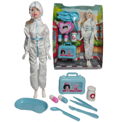 Кукла BLD 320 доктор, чемодан, в коробке