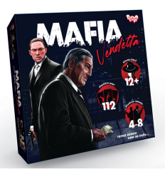 Игра настольная MAF-01-01U "MAFIA Vendetta", Dankotoys, укр, в коробке