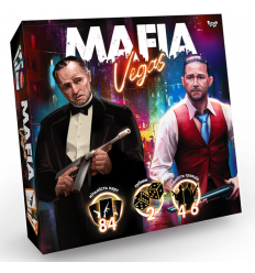 Игра настольная MAF-02-01U (10шт) "MAFIA Vegas", Dankotoys, укр, в коробке