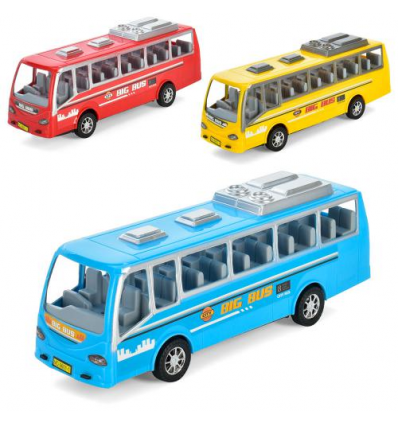Автобус 6601-1 розмір 24 см, інерція, 3 кольори, у пакеті