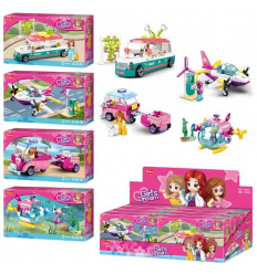 Конструктор SLUBAN M 38 B 0921 транспорт, фигурка, от 111 дет, в коробке