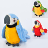 М'яка іграшка MP 2179-1 папуга, 22 см, повторюшка, співає, махає крилами,на батарейках, 3 кольори, в пакеті,