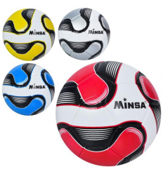 Мяч футбольный MS 3682 размер 5, TPE, 400-420г, 4 цвета, в пакете