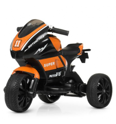 Мотоцикл M 4135 EL-7 (1шт/ящ) Bambi Racer, помаранчевий