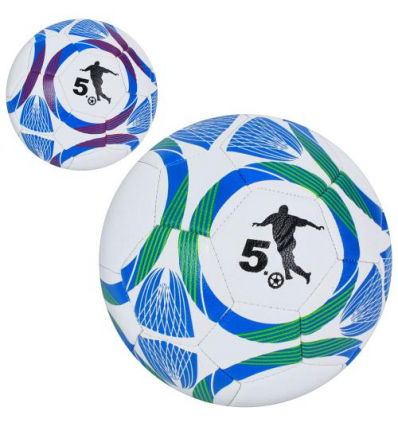 М'яч футбольний MS 3692 розмір 5, ПУ, 400-420 г, ламінований, 2 кольори, в пакеті
