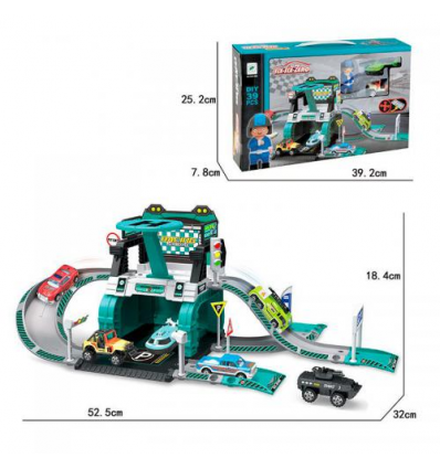 Гараж 660-A 88 этажа 2, джип/вертолет-металл, фигурка 9 см, 39 дет, в коробке