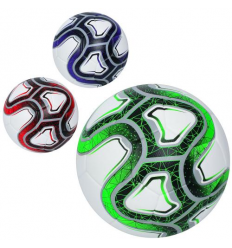 М'яч футбольний MS 3680 розмір 5, ПУ, 400-420 г, ламінований, 3 кольори, в пакеті