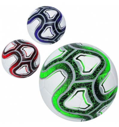 М'яч футбольний MS 3680 розмір 5, ПУ, 400-420 г, ламінований, 3 кольори, в пакеті