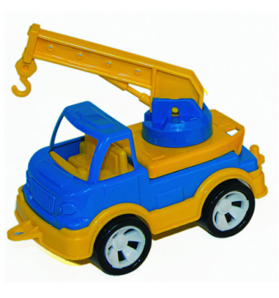 Машина 002-5 Кран, мікс кольорів, Mini Matik, BAMSIK, розмір 13,5 см