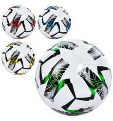 Мяч футбольный MS 3569 (30шт) размер 5, EVA, 300-310 г, 4 цвета, в пакете