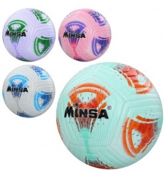 М'яч футбольний MS 3712 розмір 5, TPU, 400-420 г, ламінований, 4 кольори, у пакеті