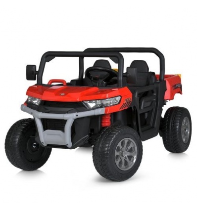 Вантажівка M 5026 EBLR-3 (24V) (1шт/ящ) Bambi Racer, р/у, музика, світло, MP3, USB, колеса EVA, шкіряні сидіння, червона