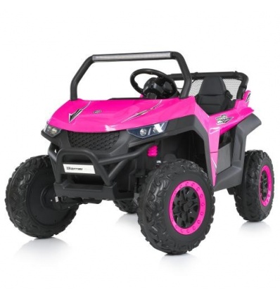 Джип M 5025 EBLR-8 (24V) (1шт/ящ) Bambi Racer, 2,4G, 4*90W, 1*24V/7AH, USB, музика, EVA, шкіряні сидіння, рожевий