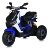 Мотоцикл M 5744 EL-4 (1шт/ящ) Bambi Racer, 2 мотора, музыка, свет, MP3, TF, USB, EVA, синий