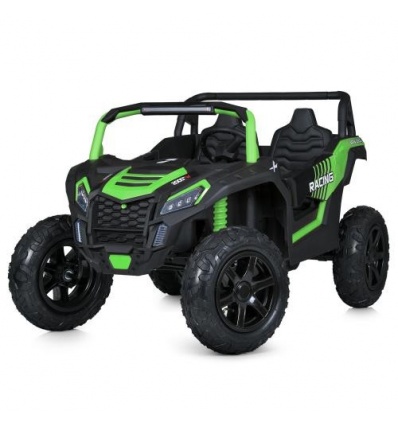 Джип M 5736 AL-5 (24V) (1шт/ящ) Bambi Racer, мотор, 1 аккумулятор, кожаные сиденья, USB, зеленый