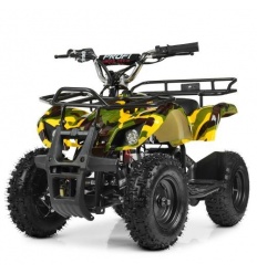 Квадроцикл HB-EATV 800 N-13 V3 (1шт/ящ) мотор 800W, 3 аккумулятора, до 20 км/ч, до 65 кг., желтый