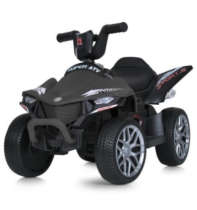 Квадроцикл M 5730 EL-11 (1шт/ящ) Bambi Racer, 2мотора, 1 аккум-р, музыка, свет, MP3, USB, EVA, серый