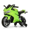 Мотоцикл M 4104 ELS-5 (1шт/ящ) Bambi Racer, 2мотора, 1аккум-р, MP3, USB, зеленый
