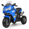 Мотоцикл M 3688 EL-4 (1шт/ящ) 2моторы, 2акум, MP3, TF, USB, колеса EVA, кожаные сиденья,музыка,синий