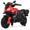 Мотоцикл M 4080 EL-3 (1шт/ящ) 1мотор, 1акум, кожаные сиденья, колеса EVA, MP3, музыка, красный