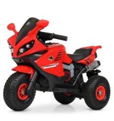 Мотоцикл M 4216 AL-3 (1шт/ящ) Bambi Racer, 2мотори*25W, 1акум*6V/7AH, музика, світло, MP3, USB, TF, шкіряні сидіння, червоний
